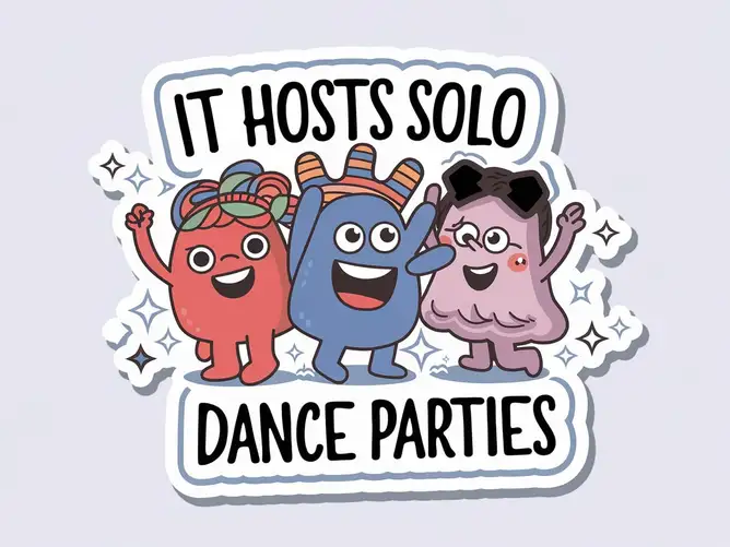 It hosts solo dance parties