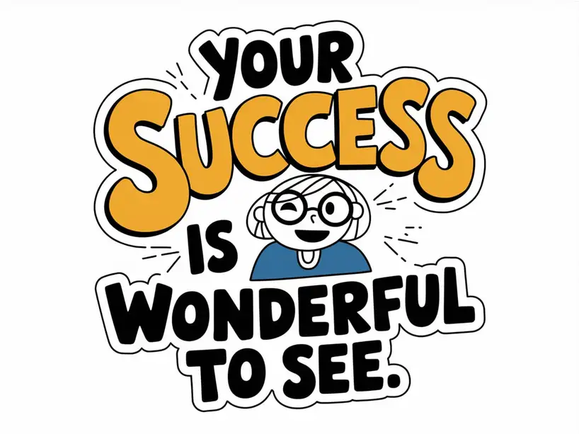 Your success is wonderful to see