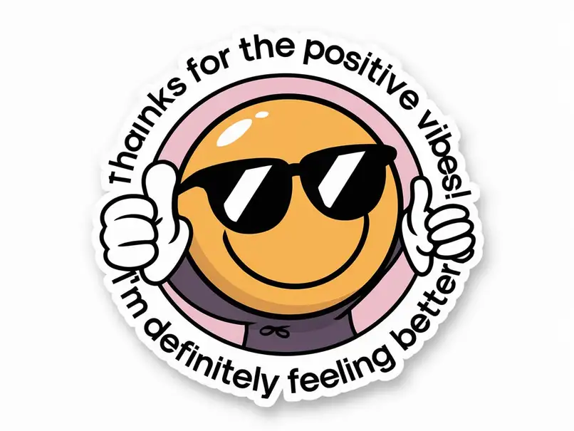 Thanks for the positive vibes! I’m definitely feeling better