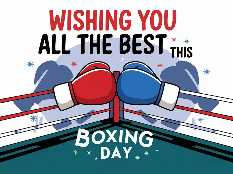 Wishing you all the best this Boxing Day