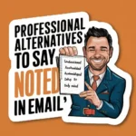 Alternatives to Say Noted in Emails