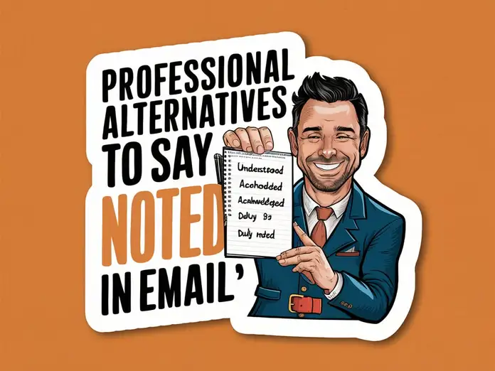 300+ Professional Alternatives to Say “Noted” in Emails