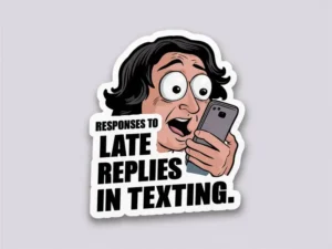 Responses to Late Replies in Texting