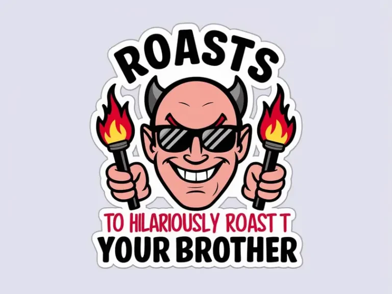 300+ Clean Roasts to Hilariously Roast Your Brother