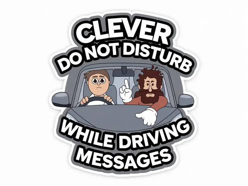 Clever Do Not Disturb While Driving Messages