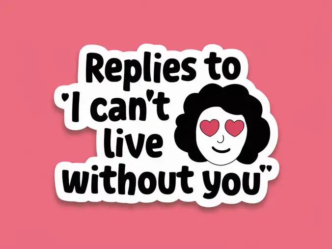 Replies to "I Can't Live Without You"